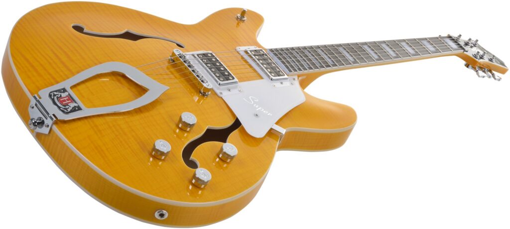 Hagstrom Super Viking suvik-ddl 57 Semi accoustische gitaar