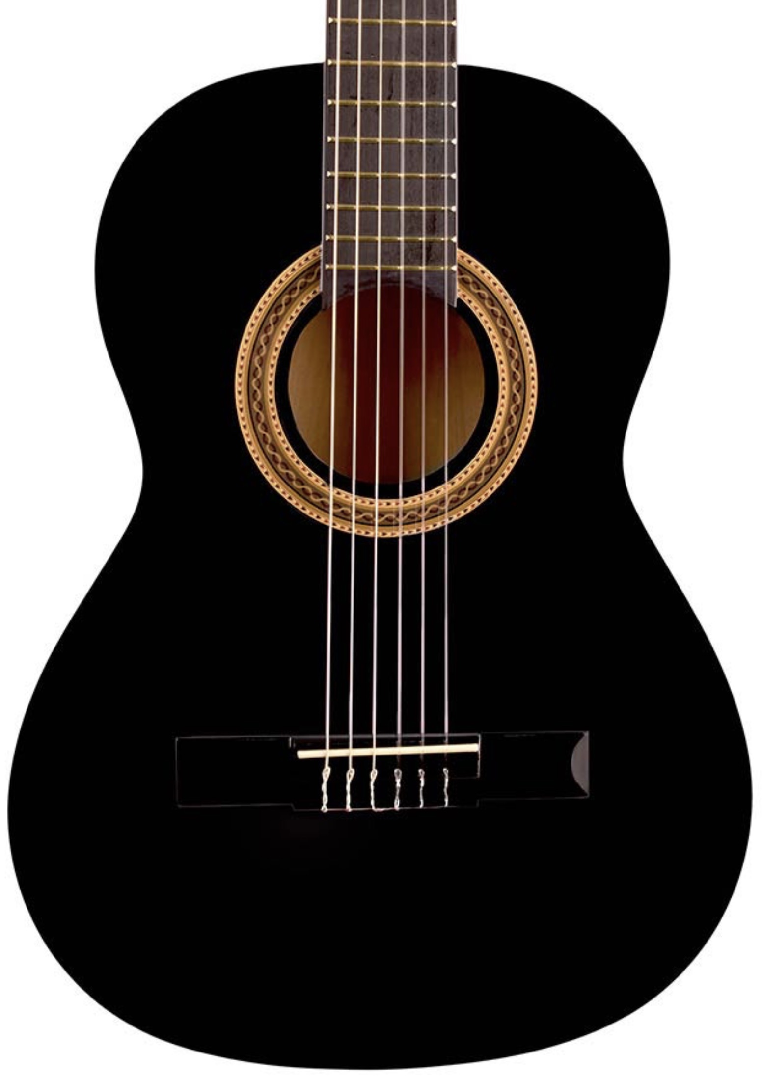 Valencia ¾ VC103 BLK dlx ¾ Klassieke gitaar