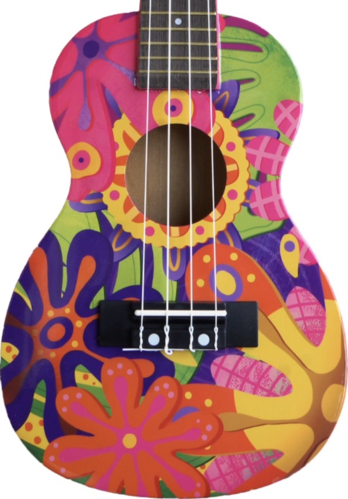 CLX Flowers 2 Concert Concert ukelele