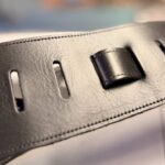 Blackhorn 8 Soft Padded zw Lederen gitaarriem
