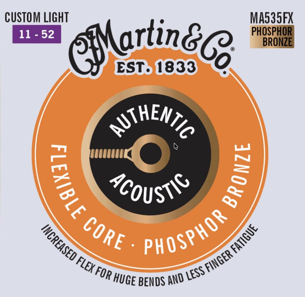 Martin MA535FX 0.11 Authentic 0.11 Set voor western gitaar