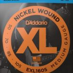 D'Addario EXL160s (Short Scale) Set 4 string bassnaren