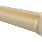Blackhorn Black 'n pearl 5mm Kamstekker wit met stip