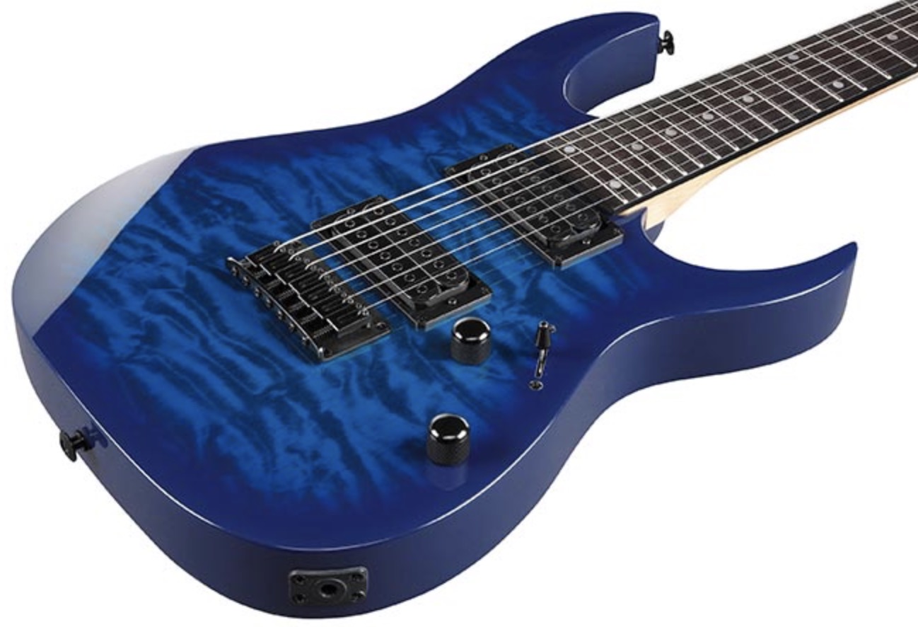 Ibanez GRG7221QATBB Electrische gitaar 7 snarig