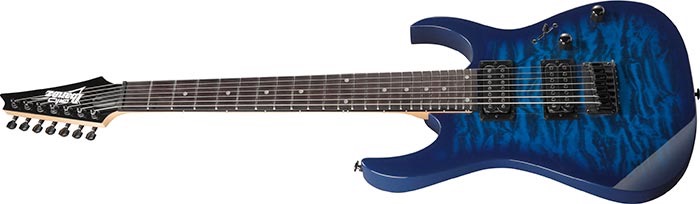 Ibanez GRG7221QATBB Electrische gitaar 7 snarig