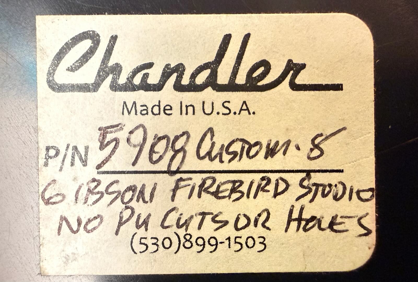 Chandler Gibson Firebird Studio Electrisch model