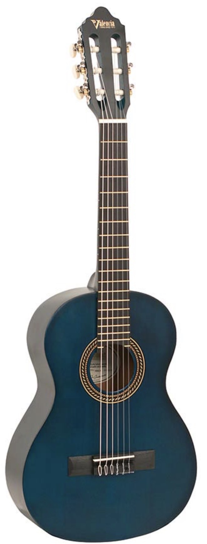 Valencia ½ VC202 TBU dlx ½ Klassieke gitaar