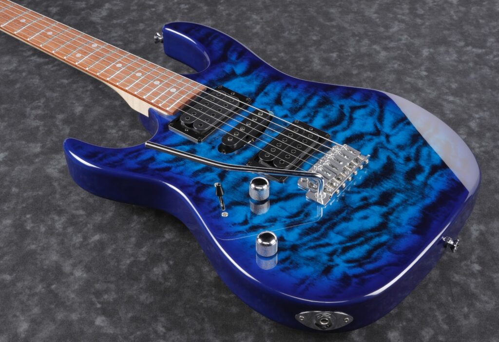 Ibanez GRX70QALTBB dlx Linkshandige gitaar