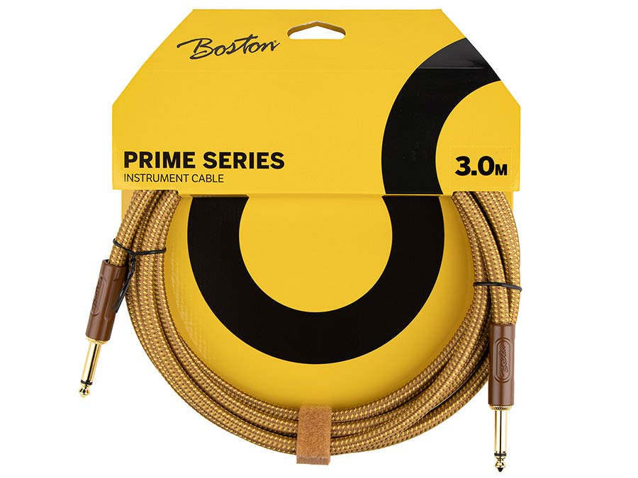 Boston GCRT-30 Woven Prime Serie 3m gitaarkabel