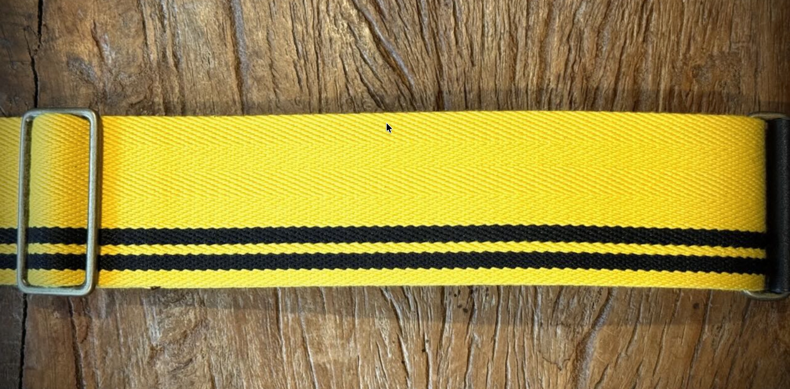 Leathergraft Liverpool Woven X Strong Stoffen gitaarriem