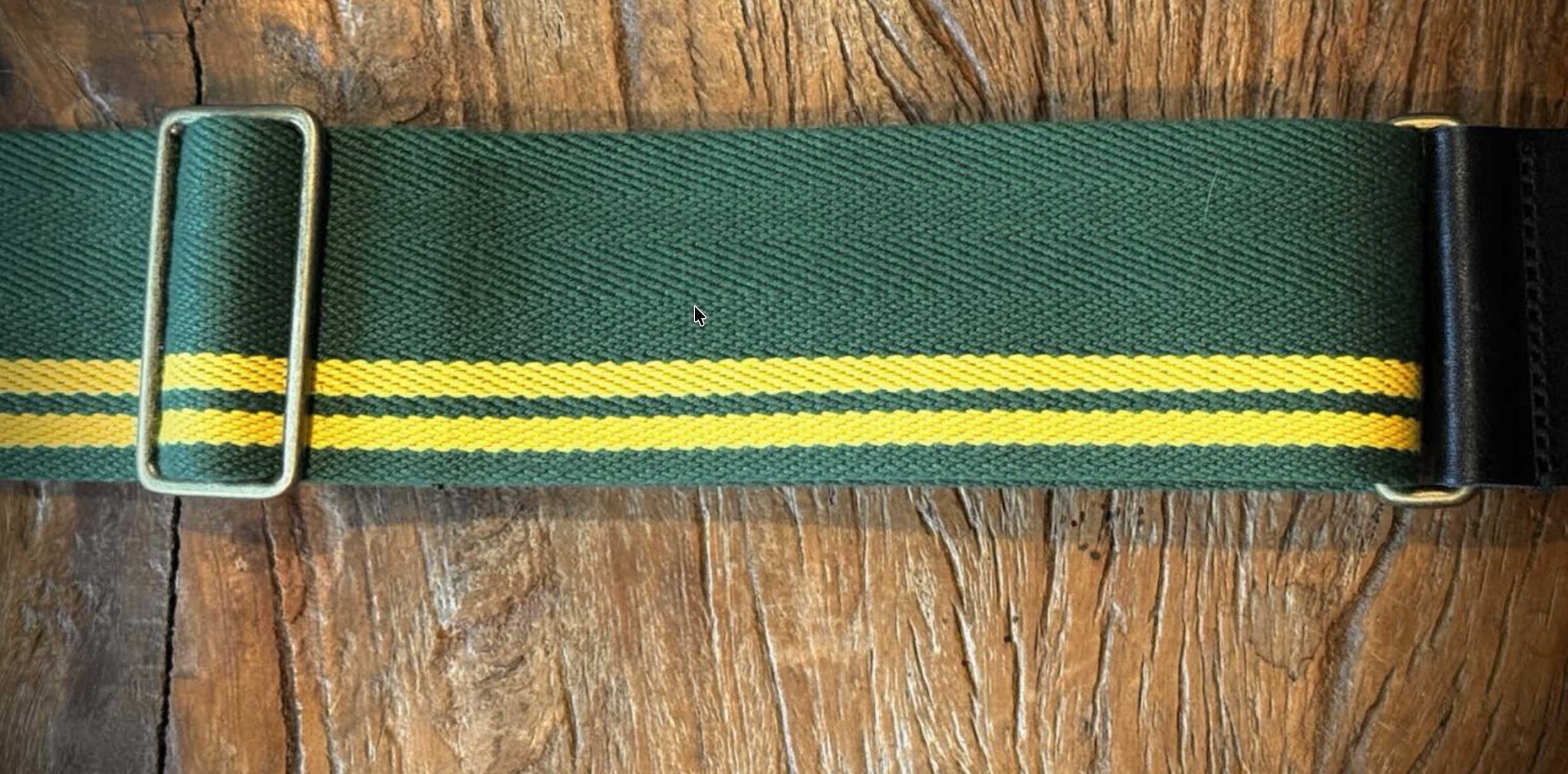 Leathergraft Liverpool Woven X Strong Stoffen gitaarriem