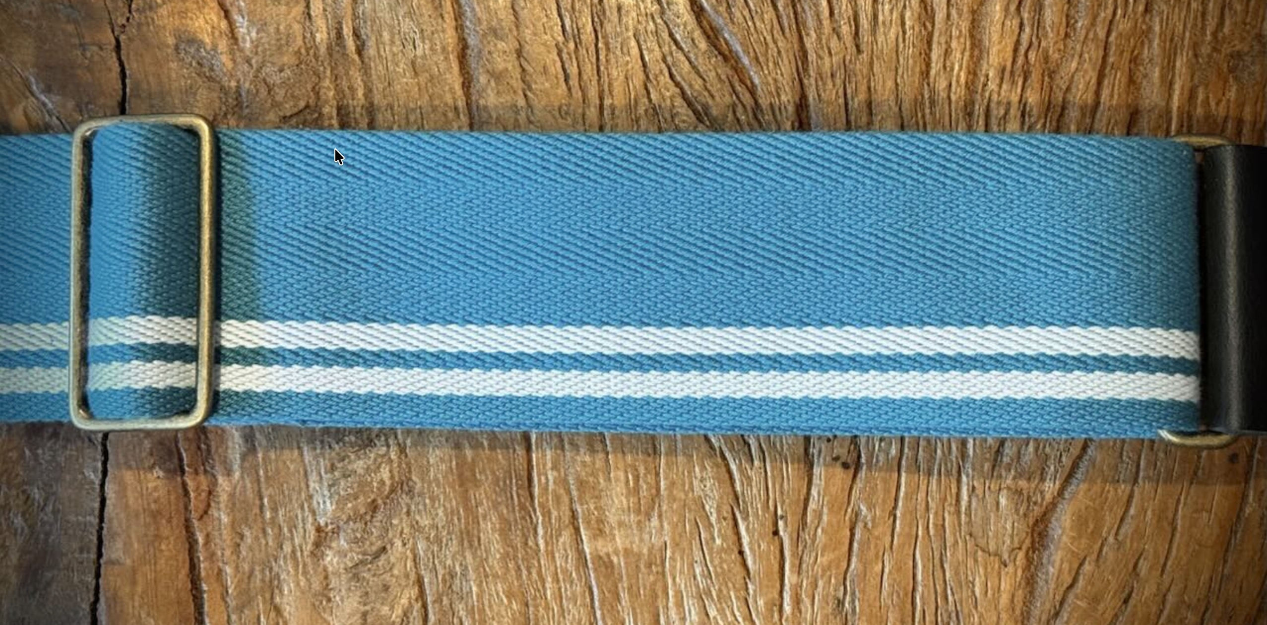 Leathergraft Liverpool Woven X Strong Stoffen gitaarriem