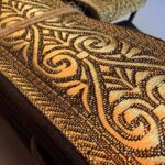 Blackhorn Vintage Gold Strap Lederen gitaarriem
