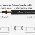 Roxtone FPJJ100L0001 10cm Patch cord