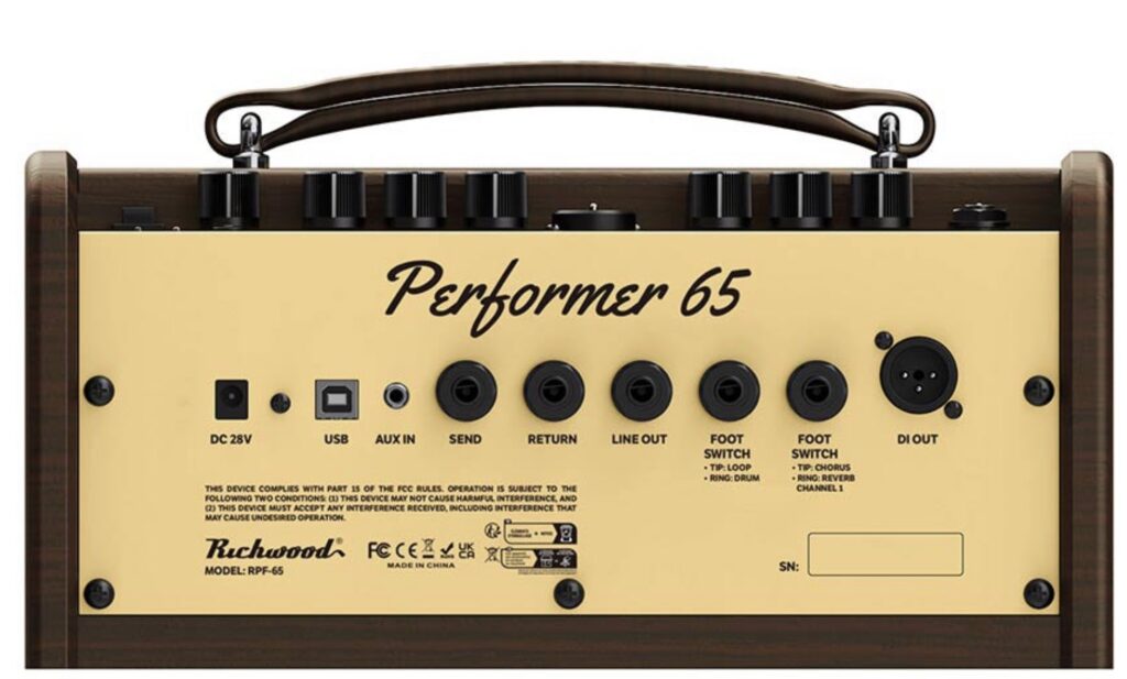 Richwood RPF65 Acoustic versterker