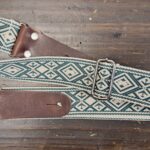 Blackhorn Fantasy woven gr Stoffen gitaarriem