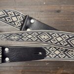 Blackhorn Fantasy woven bk Stoffen gitaarriem