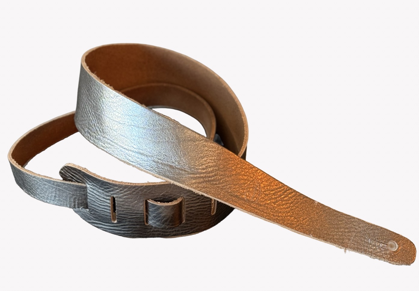 Blackhorn 6 Solid Leather ch str 1 Lederen gitaarriem met struktuur/patroon