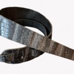 Blackhorn 6 Solid Leather lg ali str 2 Lederen gitaarriem met struktuur/patroon