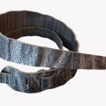 Blackhorn 6 Solid Leather blbk s 1 Lederen gitaarriem met struktuur/patroon