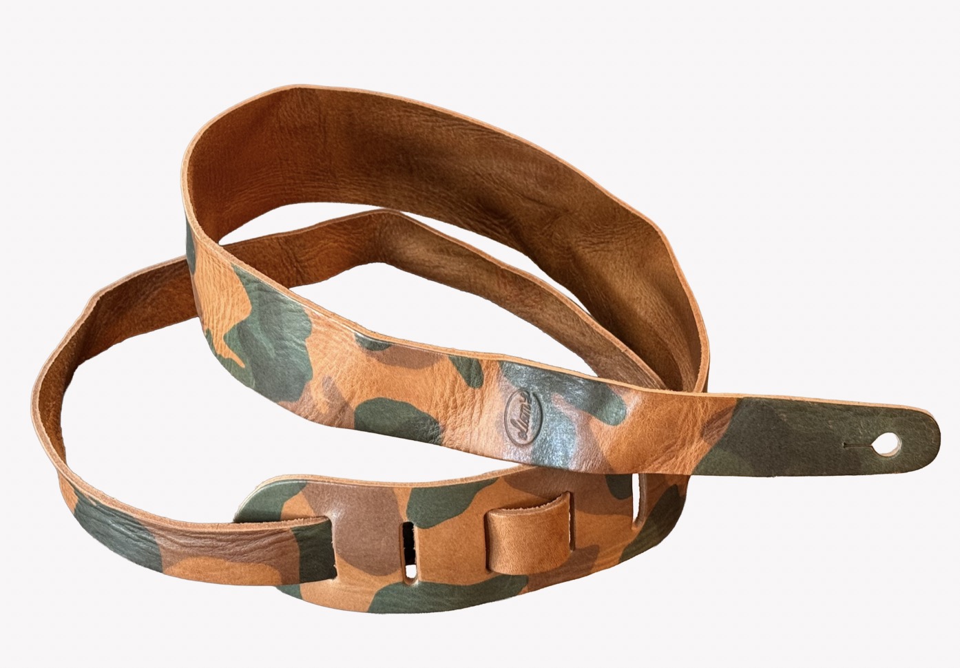 Blackhorn 6 Solid Leather 3c c 1 Lederen gitaarriem met struktuur/patroon