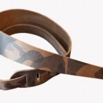 Blackhorn 6 Solid Leather 3c c 2 Lederen gitaarriem met struktuur/patroon