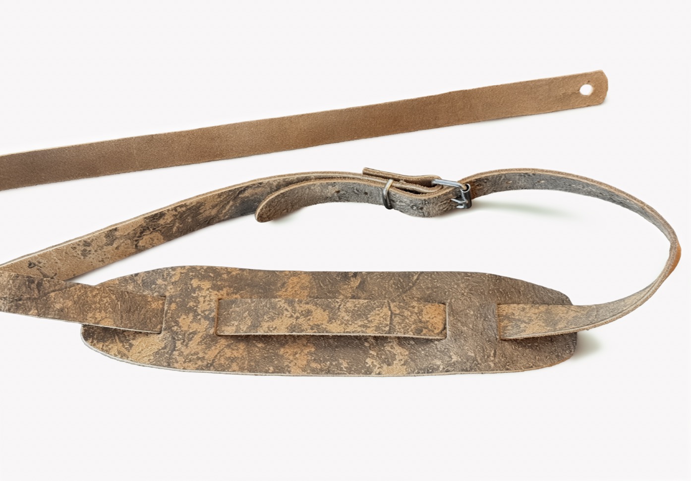 Blackhorn 6 Vintage Solid Leather Lederen gitaarriem