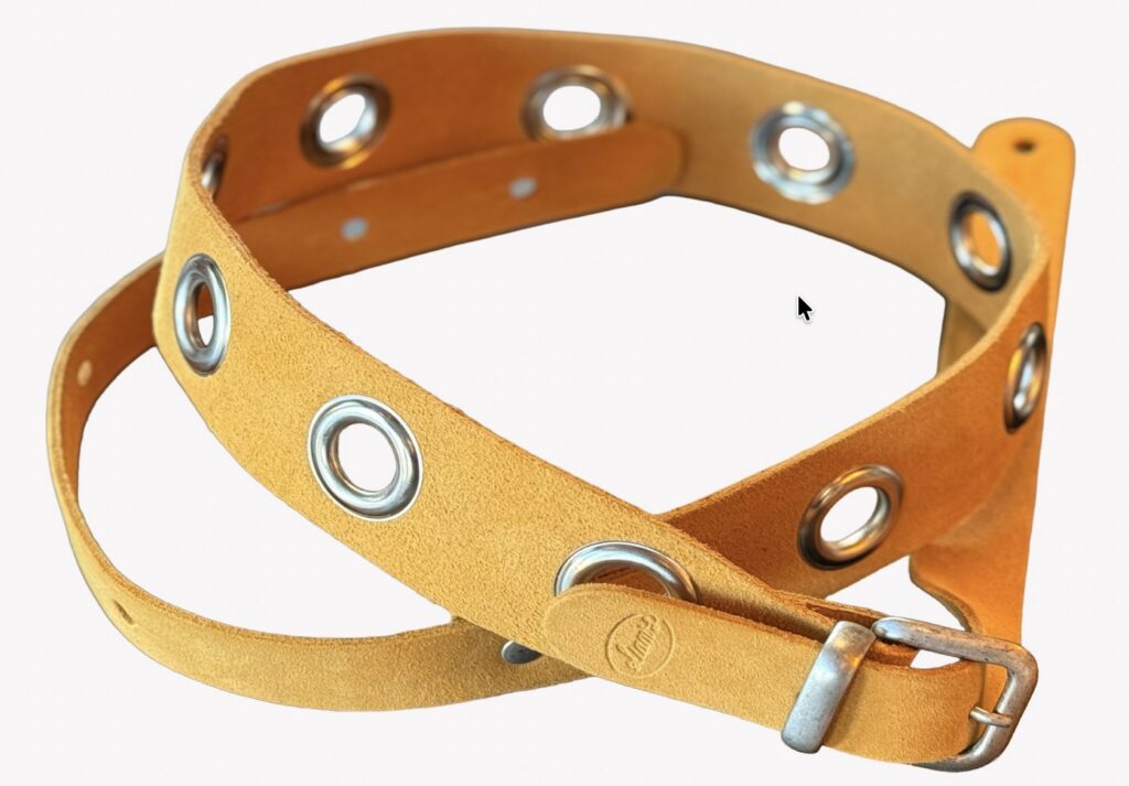Blackhorn 6 Metal Holes Solid Leather b 3 Lederen gitaarriem
