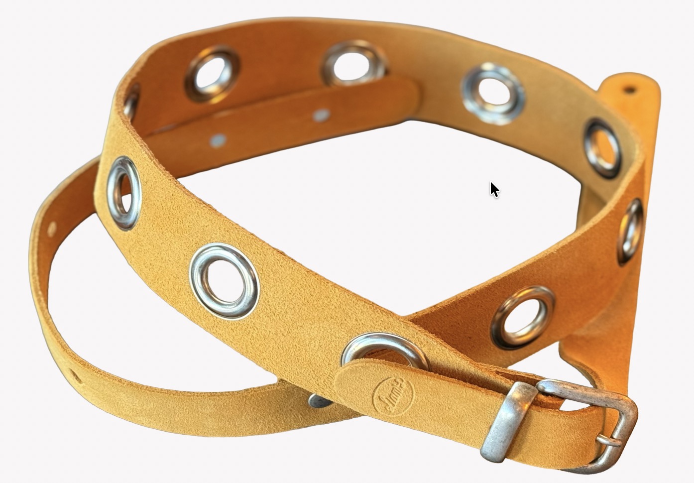 Blackhorn 6 Metal Holes Solid Leather b 3 Lederen gitaarriem