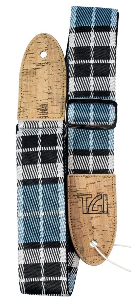 TGI Vegan Woven Cotton Stoffen gitaarriem