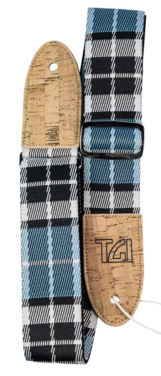 TGI Vegan Woven Cotton Stoffen gitaarriem