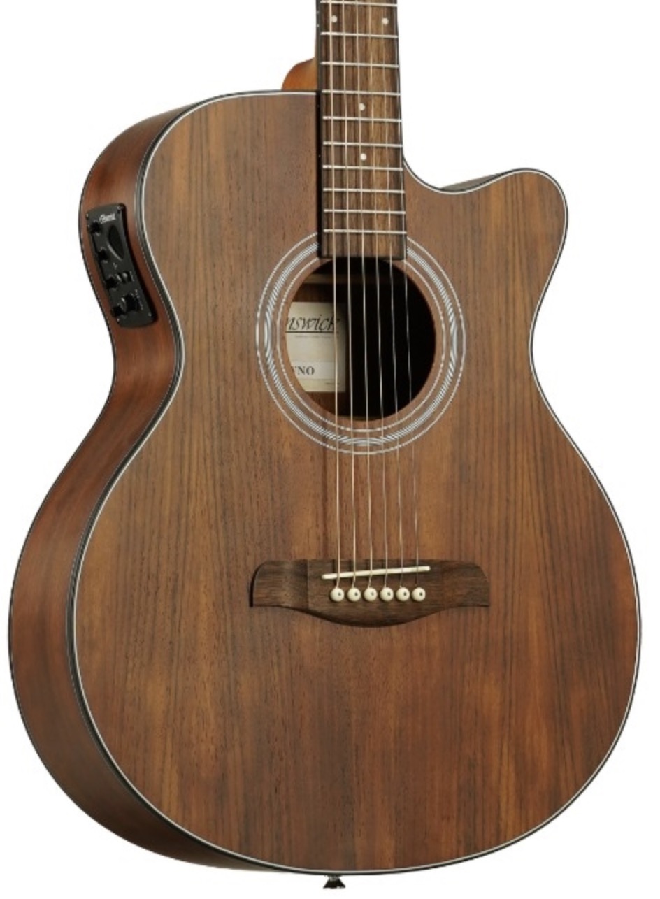 Brunswick BTK30WNO deluxe Western gitaar met element