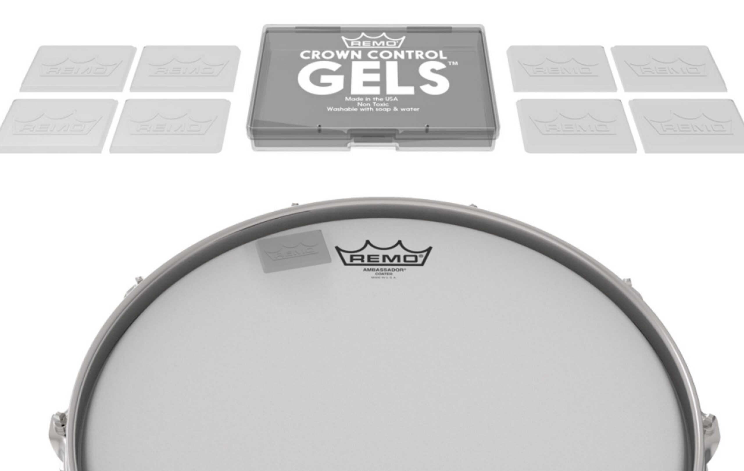 Remo Crown Control GELS gelpads