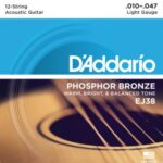 D'Addario EJ38 10-47 Set 12 string voor western gitaar
