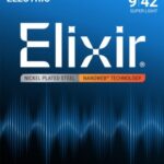 Elixir Nanoweb 9-42 Super Light 0.09 Set voor elektrische gitaar