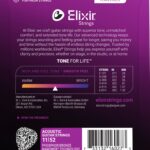 Elixir 0.11 Nanoweb 16027 Custom Light 0.11 Set voor western gitaar