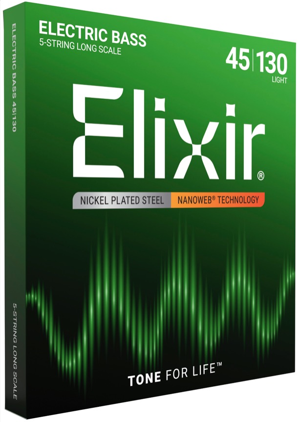 Elixir 14202 Light Set 5 string bassnaren