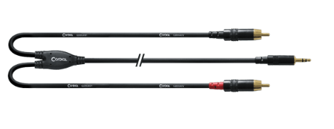 Cordial (Essentials) cfy3wcc 3.5 stereo jack male – 2x cinch male