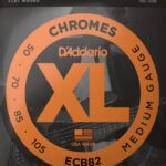 D'Addario ECB82 (flatwound) Set 4 string bassnaren