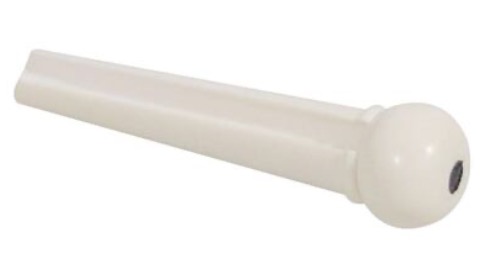 Blackhorn Standaard met dot Kamstekker wit met stip