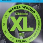 D'Addario EXL165 Set 4 string bassnaren