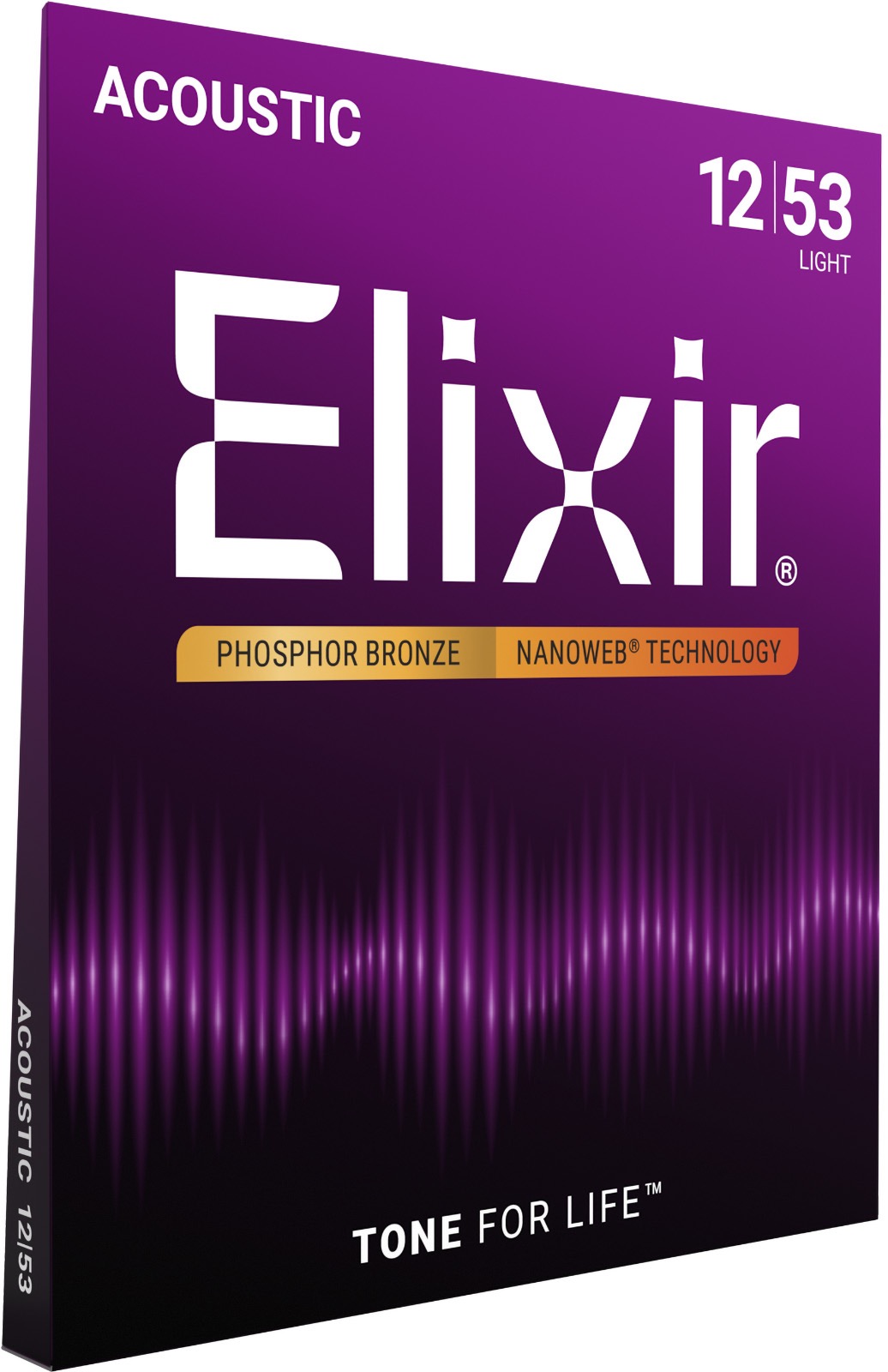 Elixir 0.12 Nanoweb 16052 0.12 Set voor western gitaar