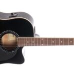 Morgan W104ce blk dlx Western gitaar met element