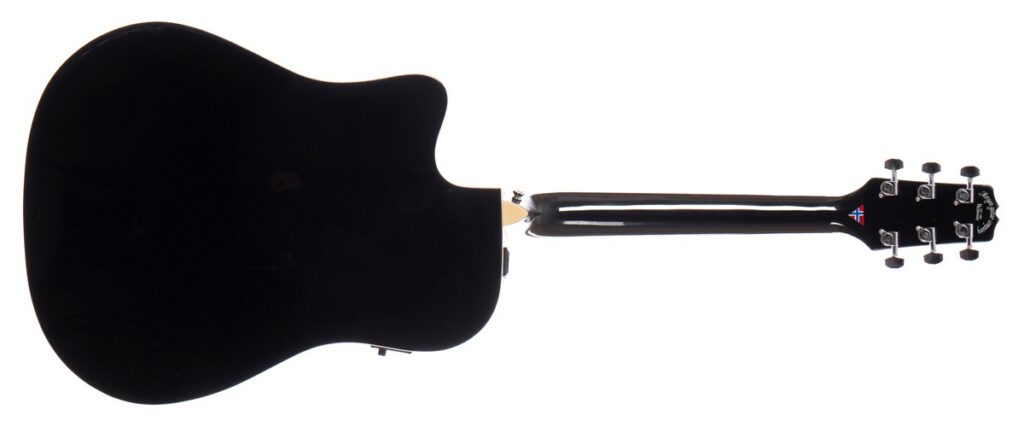 Morgan W104ce blk dlx Western gitaar met element